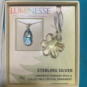 Luminescent made with Swarovski elements.